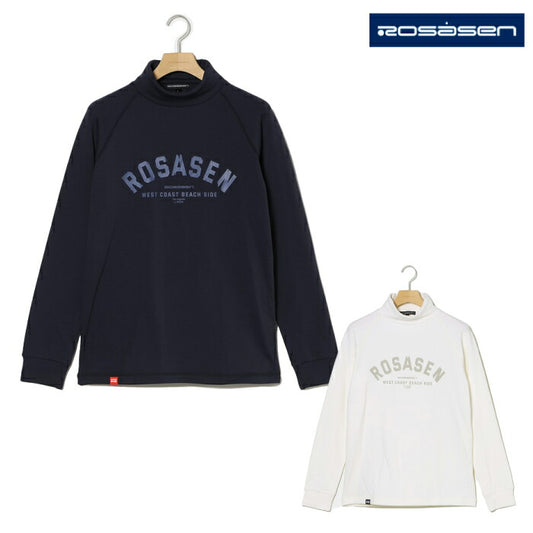 Rosasenロサーセン メンズ ラグウォームベア天竺裏起毛長袖ハイネック ストレッチ 044-29012
