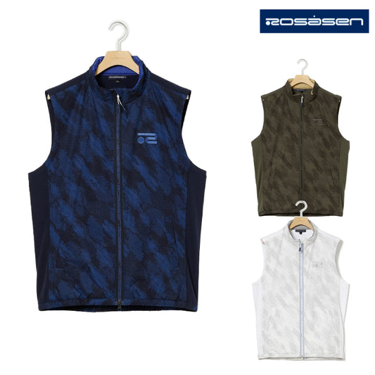 Rosasenロサーセン メンズ ファンクションニットブルゾン 蓄熱保温 撥水 ストレッチ 044-49171