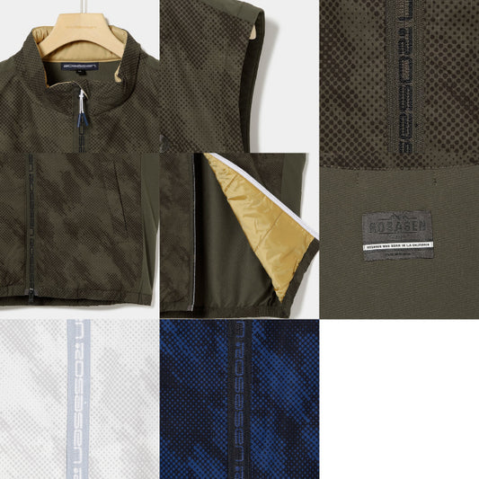 Rosasenロサーセン メンズ ファンクションニットブルゾン 蓄熱保温 撥水 ストレッチ 044-49171