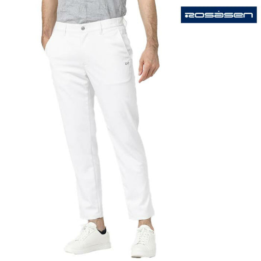 Rosasenロサーセン ゴルフウェア メンズ アンクルパンツ ドビーストレッチ9分丈パンツ UVケア 接触冷感 吸水速乾 044-71411