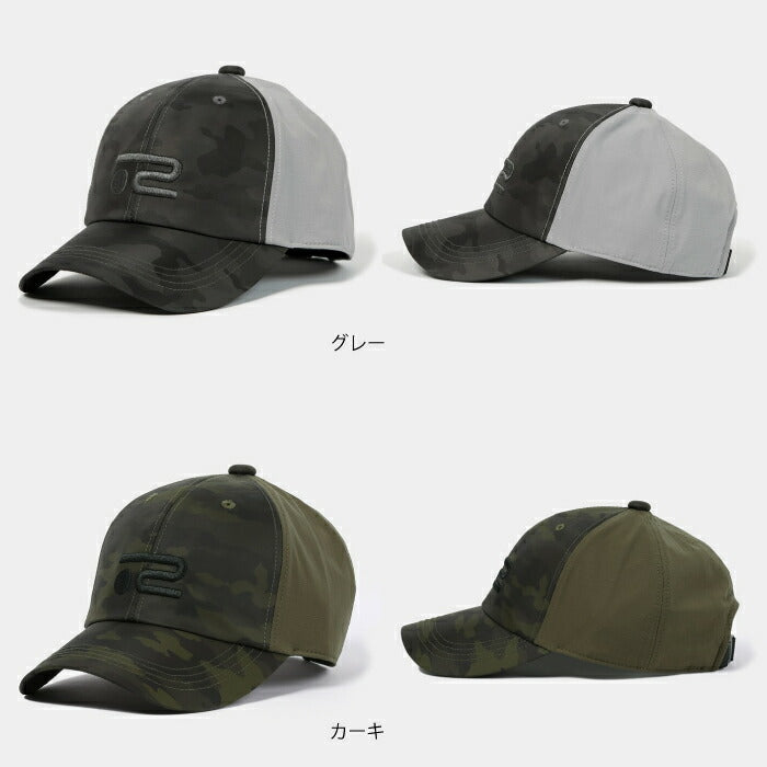 Rosasenロサーセン メンズ カモフラ×リップストップキャップ 吸水速乾 撥水 046-59835