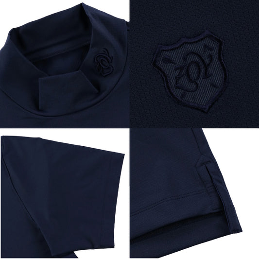 ZOY ゾーイ メンズ MENS ストレッチピンメッシュ 半袖モックネック 吸水速乾 ストレッチ機能 071432043