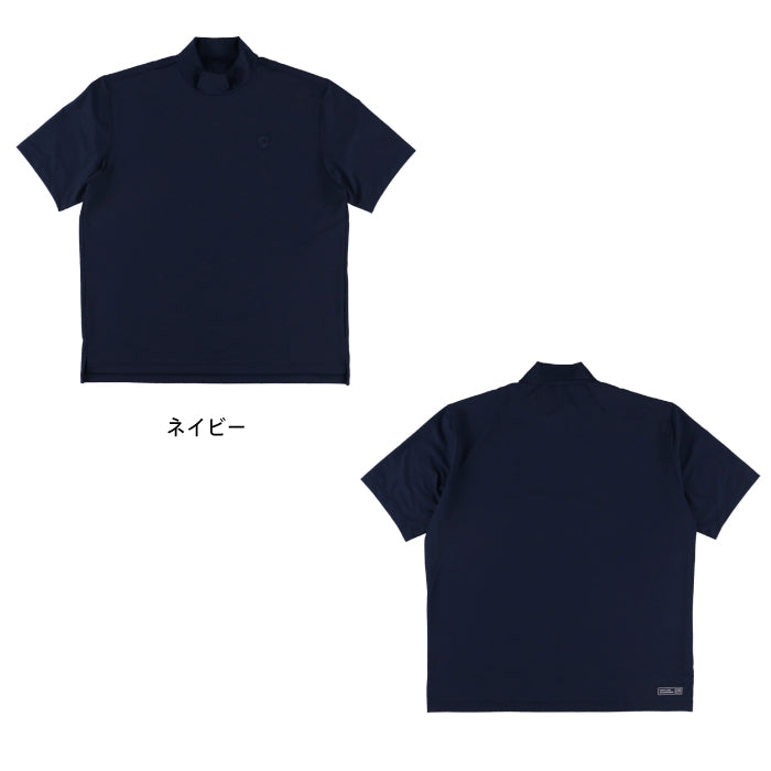 ZOY ゾーイ メンズ MENS ストレッチピンメッシュ 半袖モックネック 吸水速乾 ストレッチ機能 071432043