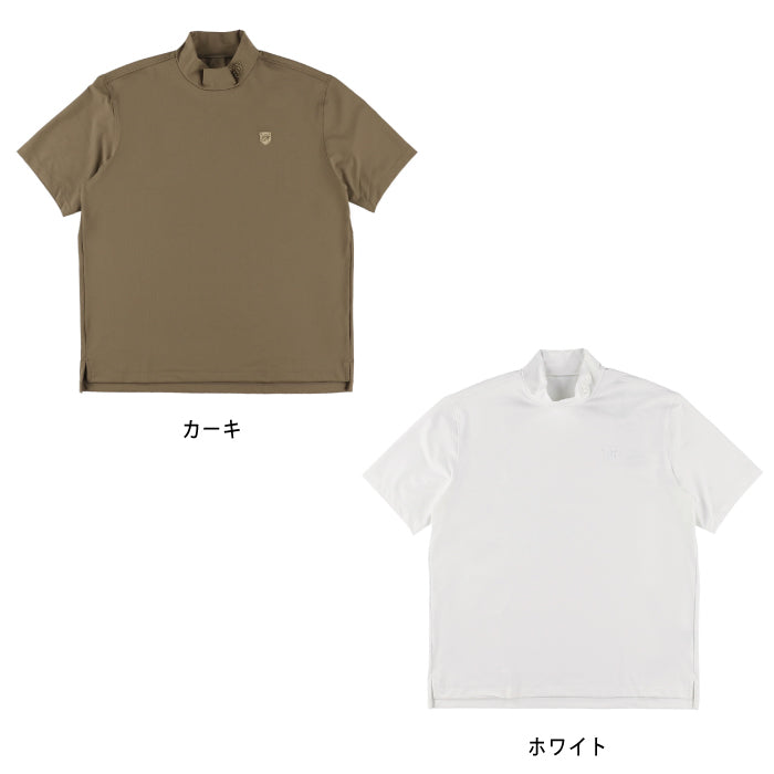ZOY ゾーイ メンズ MENS ストレッチピンメッシュ 半袖モックネック 吸水速乾 ストレッチ機能 071432043