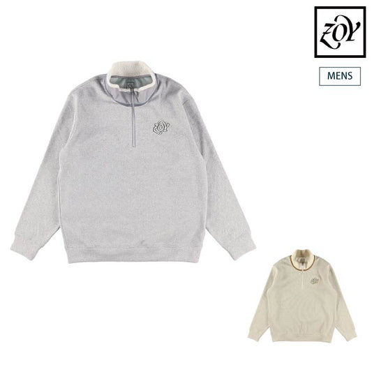 ZOY ゾーイ メンズ MENS BOMBER HEAT TWEED 長袖プルオーバー 071434017