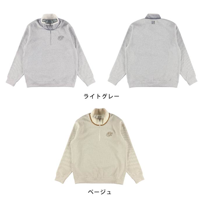 ZOY ゾーイ メンズ MENS BOMBER HEAT TWEED 長袖プルオーバー 071434017