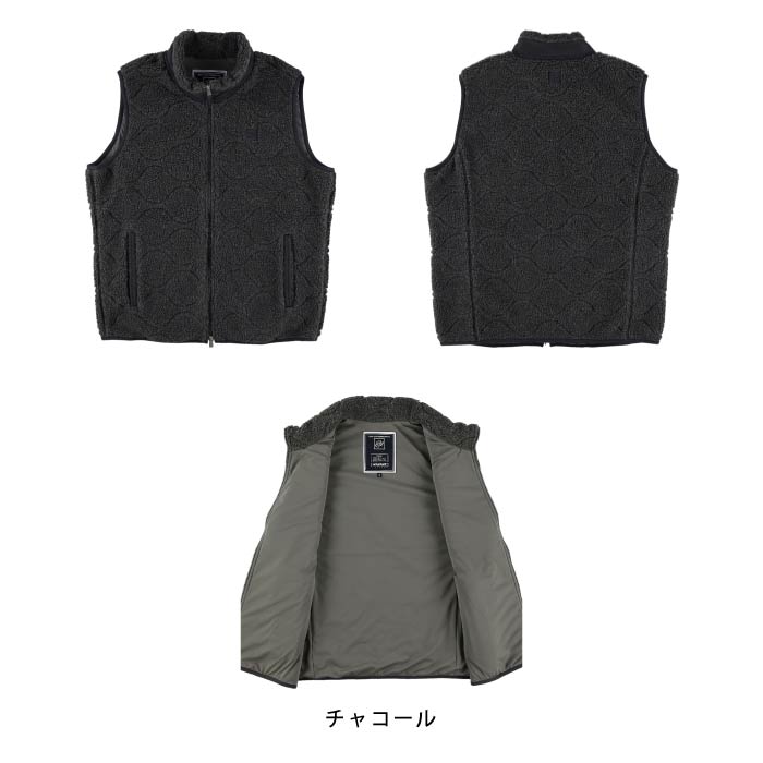 ZOY ゾーイ メンズ MENS VINTAGE SHEEP BOA フルジップアップベスト(防風裏地付き) 071434109