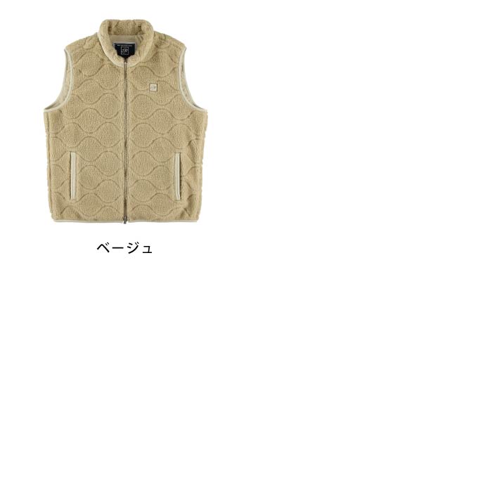 ZOY ゾーイ メンズ MENS VINTAGE SHEEP BOA フルジップアップベスト(防風裏地付き) 071434109