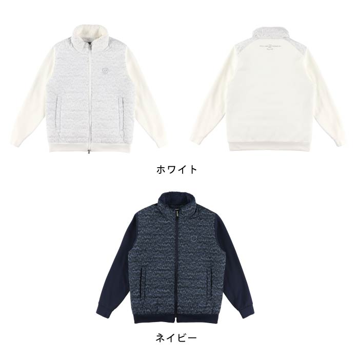 ZOY ゾーイ メンズ MENS レイヤーロゴプリント シンセティックダウンブルゾン 071434113