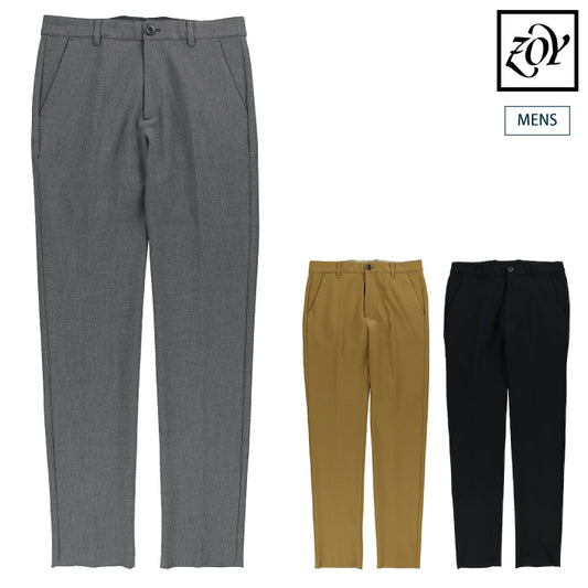 ZOY ゾーイ メンズ 裏面起毛ストレッチ ロングパンツ 071434411