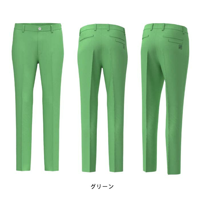 ZOY ゾーイ ゴルフウェア メンズ MENS ガーメントダイリサイクルストレッチ ロングパンツ ストレッチ 防透 UVカット 接触冷感 防シワ 071452402