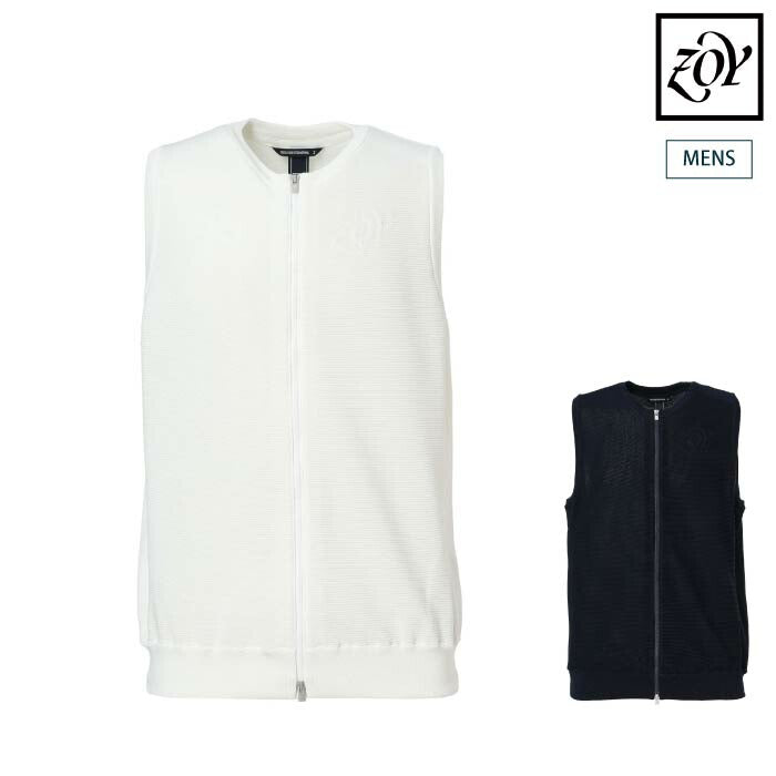 Zoy メンズ ゴルフベスト ZOY ゾーイ ゴルフウェア メンズ MENS プルーフプラスエコアルファ