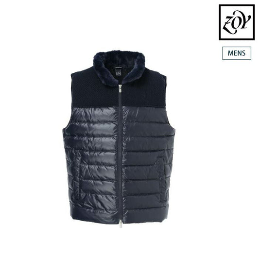 ZOY ゾーイ ゴルフウェア メンズ MEN LUXE ダウンベスト 撥水加工 保温性 071454201