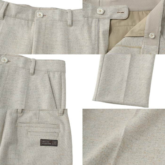 ZOY ゾーイ ゴルフウェア メンズ MEN ツイードピンヘッド ロングパンツ 2wayストレッチ仕様 071454406