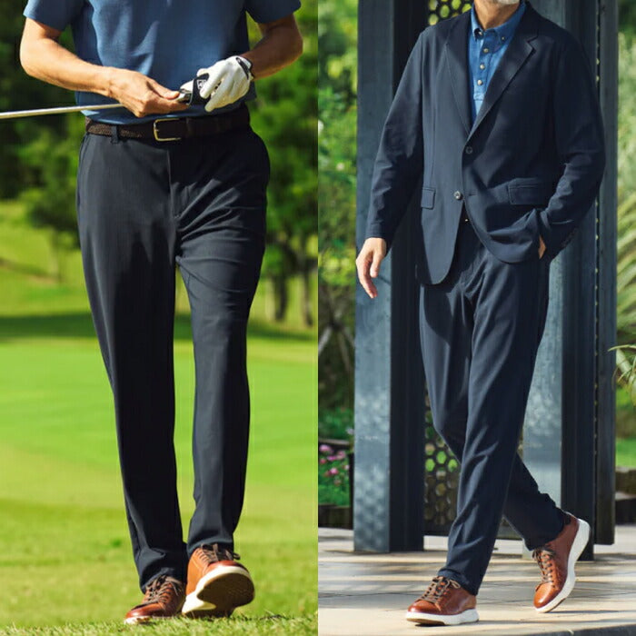 ZOY ゾーイ ゴルフウェア メンズ MEN TRICOT AIR MESH ロングパンツ メッシュ素材 ストレッチ性 軽量 涼しく快適な着心地 セットアップ対応 071462408