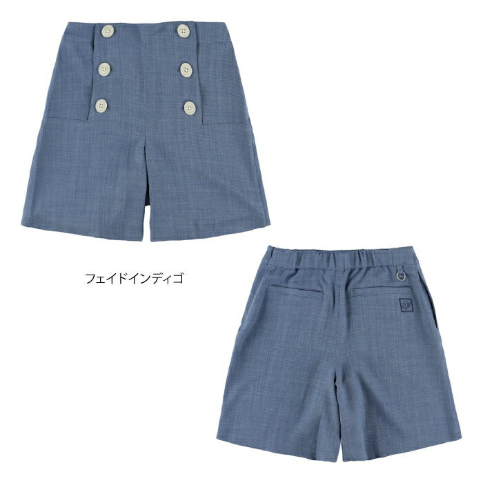 ZOY ゾーイ レディース WOMENS ポリエステルダイドオックスフォード ハーフパンツ 多機能素材 071632430