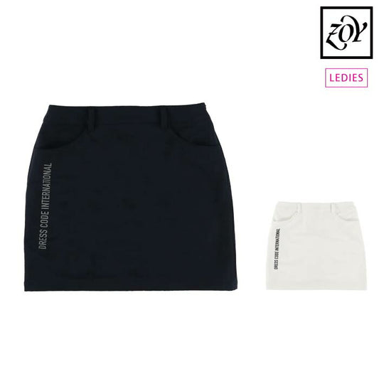 ZOY ゾーイ ゴルフスカート ゴルフウェア レディース WOMENS STORMFLEECE スカート ストレッチ 撥水 防しわ ウォッシャブル 071634303