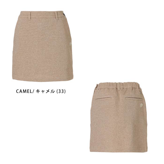 ZOY ゾーイ ゴルフウェア レディース WOMEN グリスターフレンチテリー スカート ラメ スウェット リラクシー 071654309