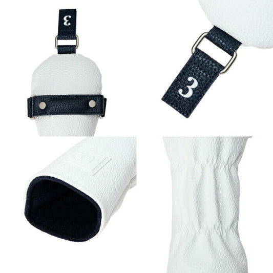 ZOY ゾーイ ゴルフ メンズ レディース UNISEX FWヘッドカバー フェアウェイウッド用 シュリンクレザー素材 フラット形状 持ち手付き シリーズ商品あり 071718891