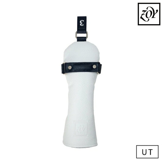 ZOY ゾーイ ゴルフ メンズ レディース UNISEX UTヘッドカバー ユーティリティ用 シュリンクレザー素材 フラット形状 持ち手付き シリーズ商品あり 071718892