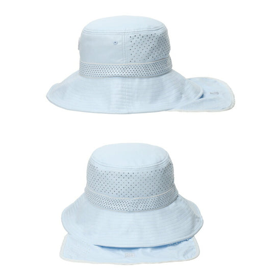 ZOY ゾーイ ゴルフウェア メンズ レディース UNISEX Radi-cool Radi-cool サンシールドハット 帽子 あご紐 取り外し可能ネックガード付き 放射冷却効果 UVカット率99%以上 撥水加工 071728818