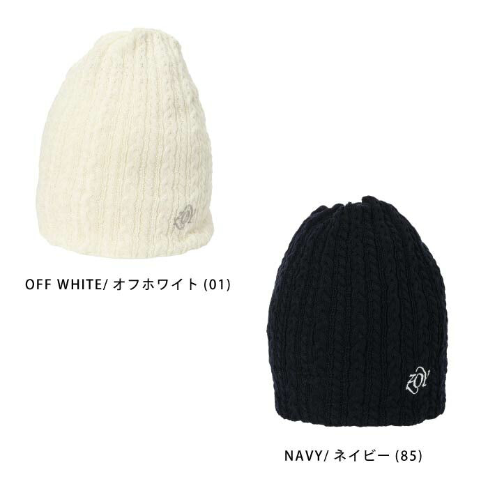 ZOY ゾーイ ゴルフウェア メンズ レディース UNISEX スクリューニットキャップ 帽子 ネックウォーマー 2WAY仕様 撥水加工 071799844