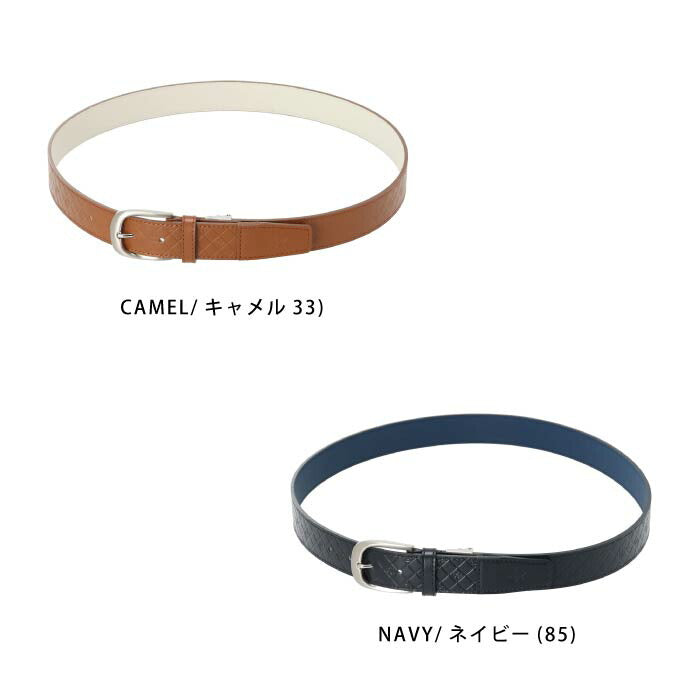 ZOY ゾーイゴルフウェア メンズ レディース UNISEX エンボスベルト モノグラム サイズカット可 071799849