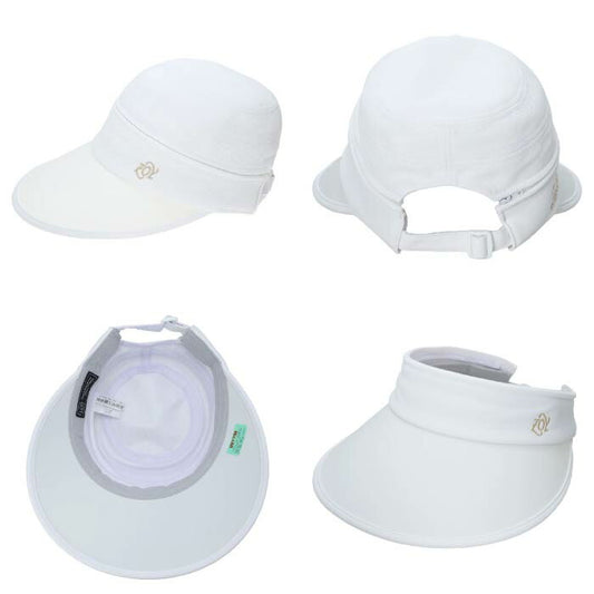 ZOY ゾーイ ゴルフウェア レディース 帽子 WOMENS 2wayギガバイザー 吸水速乾 遮熱 UVカット 071799891