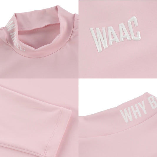 WAAC ワック レディース WOMENS BASICベア天竺 長袖モックネック 072234053