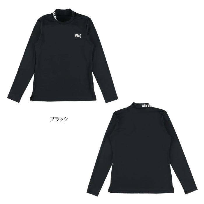 WAAC ワック レディース WOMENS BASICベア天竺 長袖モックネック 072234053