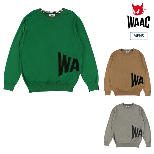 WAAC ワック メンズ MENS MOISTニット 長袖プルオーバー 072234720