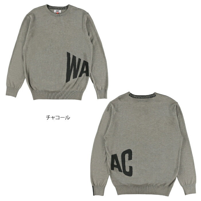 WAAC ワック メンズ MENS MOISTニット 長袖プルオーバー 072234720