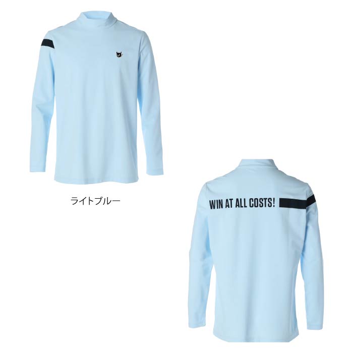 WAAC ワック メンズ MENS ハイゲージカノコ 長袖モックネック 吸水速乾性/UVカット性 072242010