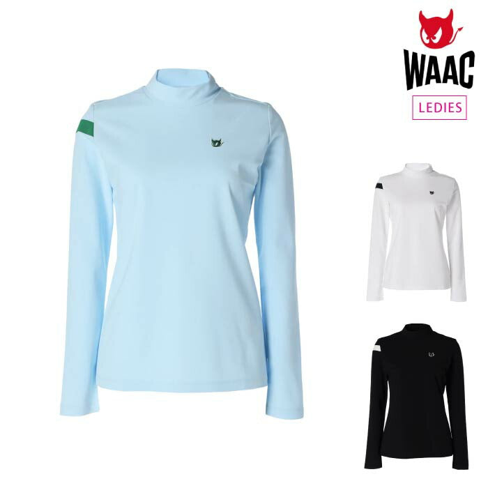 WAAC ワック レディース WOMENS ハイゲージカノコ 長袖モックネック 