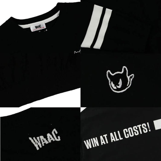 WAAC ワック メンズ MENS ソフトタッチベーシックニット 長袖プルオーバー 072242711
