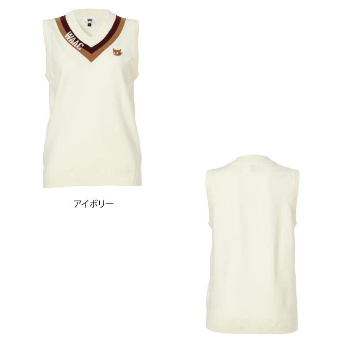 WAAC ワック レディース ゴルフウェア WOMENS ESSENTIAL ニットベストベスト 072244771