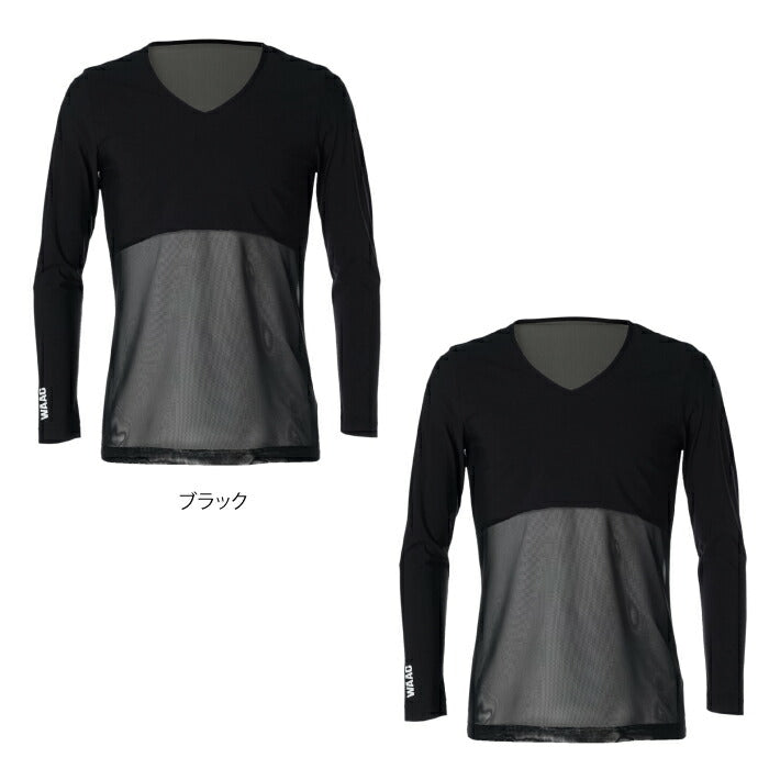 WAAC ワック ゴルフウェア メンズ MENS ライトナイロンハイテンション 長袖インナー 072249000