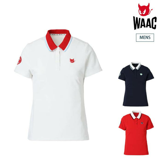 WAAC ワック ゴルフウェア レディース WOMEN サスティナブルピケポロシャツ 吸水速乾 UVカット機能 072252071