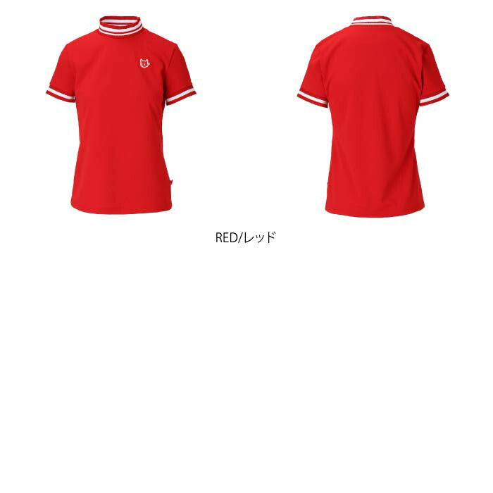 WAAC ワック ゴルフウェア レディース WOMEN サスティナブルピケモックネック 吸水速乾 UVカット機能 072252073