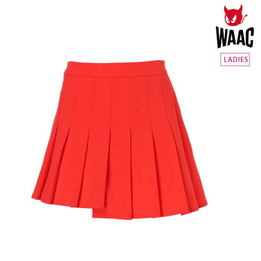 WAAC ワック ゴルフウェア レディース WOMEN アシンメトリープリーツスカート 072252370