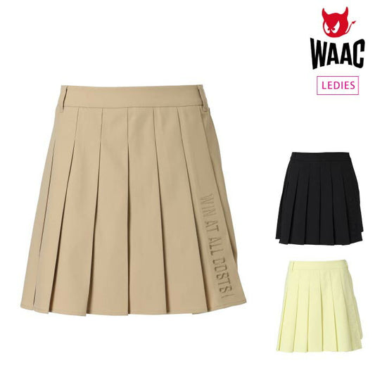 WAAC ワック ゴルフウェア レディース WOMEN プリーツスカートパンツ はっ水機能 透湿性 072252460