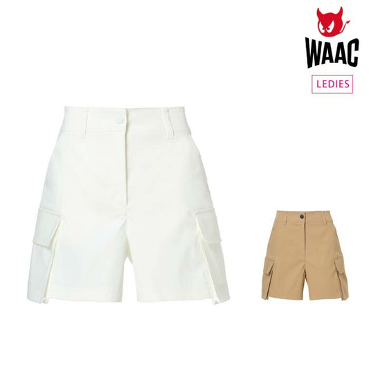 WAAC ワック ゴルフウェア レディース WOMEN スパンライクカーゴショートパンツ 072252471