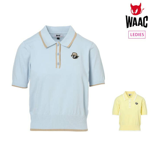 WAAC ワック ゴルフウェア レディース WOMEN シーズナルニットポロシャツ 072252761