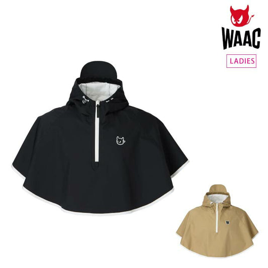 WAAC ワック ゴルフウェア レディース WOMEN レインポンチョ ポーチ付き 072252850
