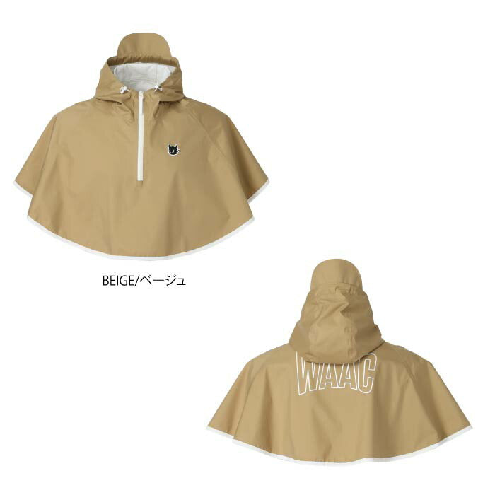WAAC ワック ゴルフウェア レディース WOMEN レインポンチョ ポーチ付き 072252850