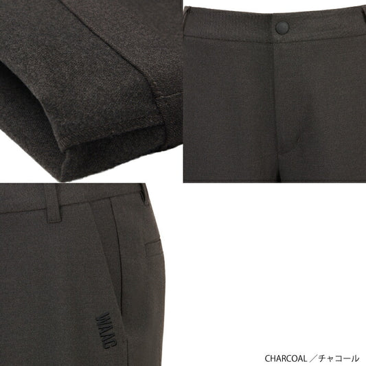 WAAC ワック ゴルフウェア メンズ MEN SOFT THERMO® ストレートパンツ チェック柄 ストレッチ 保温性 072254430