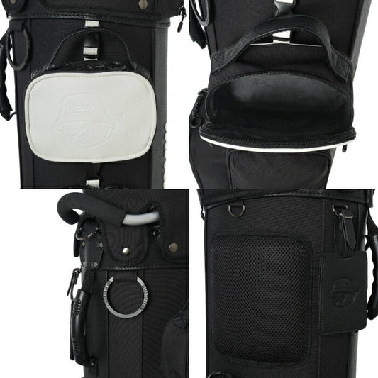 WAAC ワック メンズ レディース ゴルフ UNISEX CITY LINE ホイールキャディバッグ 取り外し可能ポーチ付き 072254800