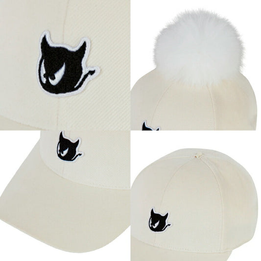 WAAC ワック ゴルフウェア メンズ レディース UNISEX ポンポンキャップ 帽子 コーデュロイ素材 ファーポンポン取り外し可能 072254837