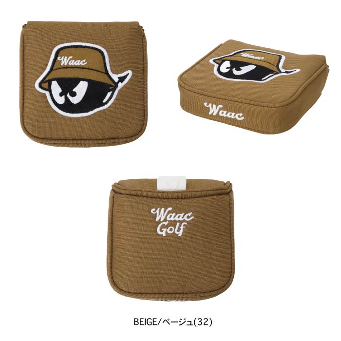 WAAC ワック メンズ レディース ゴルフ UNISEX CITY LINE マレットパターカバー 072254863