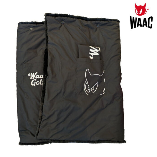 WAAC ワック ゴルフウェア メンズ レディース 中綿ブランケット 韓国ウェア 暖かい スナップボタン付き 防寒対策 万能アイテム 072254872